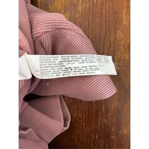 Zara New York 5th Ave Ribbed Hoodie Size M Pink thumbnail 2