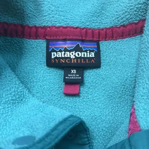 Patagonia Women’s Synchilla Green and Blue XS thumbnail 4