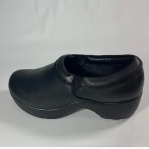 SR Max Geneva Women's Black‎ Leather Clog Slip-Resistant Work Shoes Nursing US9 thumbnail 5