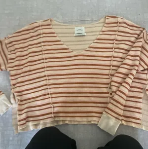 Urban Outfitters Striped Loose Fit Top thumbnail 1