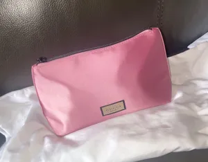Gucci Pink Satin Cosmetic Bag thumbnail 1
