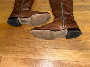 Coach Brown Leather Riding Boots thumbnail 3