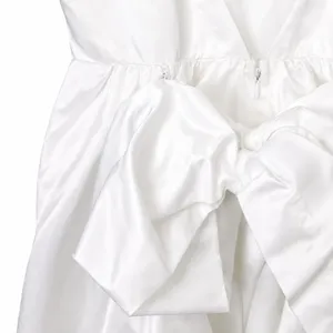 Lulus Lux Bridal NWOT Blissfully Beloved Ivory Backless A-Line Bow Wedding Dress thumbnail 11