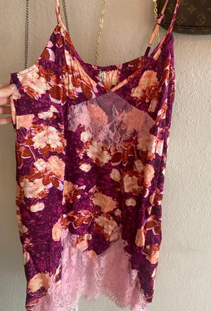 Free People Silk Lace Slip Dress thumbnail 7