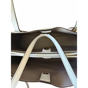 Kate Spade Harper Satchel Parchment Pebbled Leather Crossbody Tote Shoulder Bag thumbnail 8