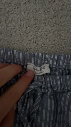 striped brandy melville linen pants  thumbnail 2