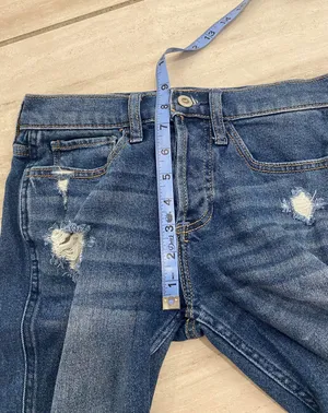 Hollister Low Rise Distressed Boyfriend Jeans thumbnail 10