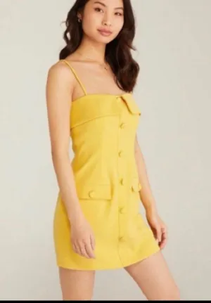 Yellow Eggy Sunny Dress Sz M thumbnail 3