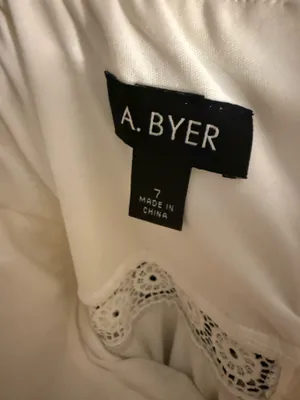 A Byer White Dress thumbnail 3
