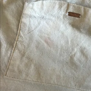 Free People Emmie White Cotton Crossbody Bag with Chain Strap thumbnail 6