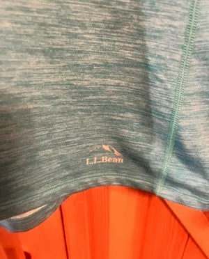 LL Bean 1/4 Zip Lightweight Pullover Women's Size XL Misses Item ID 289474 Aqua. thumbnail 3