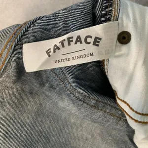 Fat Face Denim Size 18/20 Medium Wash Straight Leg Button Fly Cotton Denim Jeans thumbnail 12