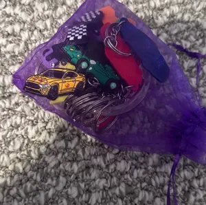 Colorful car keychains set Multiple thumbnail 3