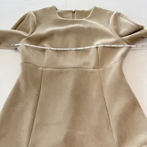 Calvin Klein Faux Suede Fit And Flare Dress‎ Size 6 thumbnail 7