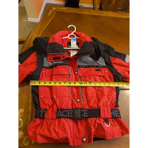 Vtg 90s North Face Extreme Ski Jacket Womens 8 Vest Coat Snow Winter Shell Red thumbnail 16