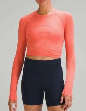 Lululemon Swiftly Tech Cropped Long Sleeve Shirt 2.0 thumbnail 1