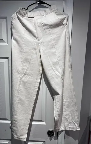 Cotton On White Pants Relaxed Fit thumbnail 1