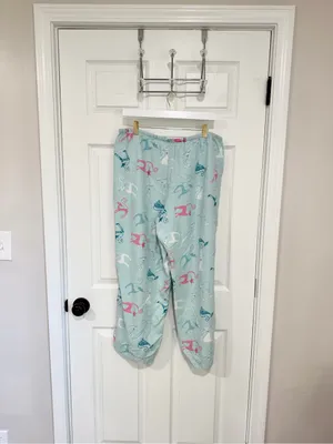 Delicates Cat Print Cotton Pajama Set Cozy Playful Lounge Large Sleepwear thumbnail 8