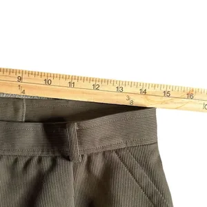 Vintage 90s Carlisle Midi Skirt Ribbed Womens 14 Green Straight Pencil Split thumbnail 7