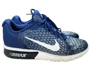 Nike Women's Air Max Sequent 2 852465-400 - Blue Sneakers - Size 7 thumbnail 1