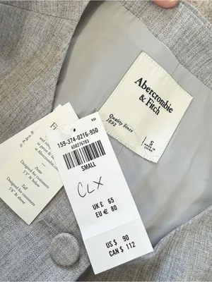 NWT Abercrombie & Fitch Women’s Mara High-Neck Vest Mini Dress Heather Grey S thumbnail 8