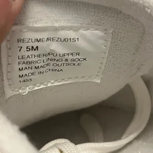 Steve Madden Rezume Leather White‎ and Metallic Lace Up Sneakers Size 7.5 thumbnail 7