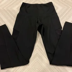 Strut This Women’s Black High Waist Mesh Panel Leggings thumbnail 2