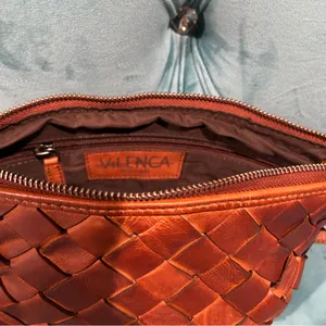 Anthropologie Bags Anthropologie Vilenca Holland Leather Weave Crossbody Bag thumbnail 2