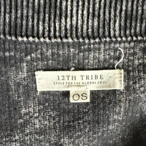 12th Tribe Black Studded Corduroy Jacket thumbnail 2