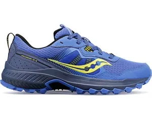 Saucony Excursion TR XT600 Trail Running Hiking Blue/Yellow Sneakers Sz7.5 thumbnail 1