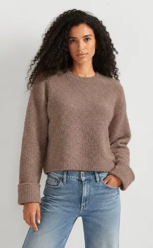 Eddie Bauer Cuddle Up Sweater NEW Medium Oatmeal Tan thumbnail 1