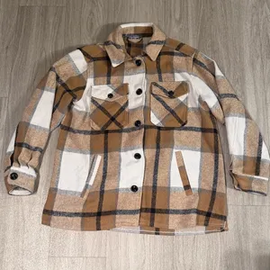 Classic Oversized Plaid Shacket by Sweet Lovely by Jen S thumbnail 4