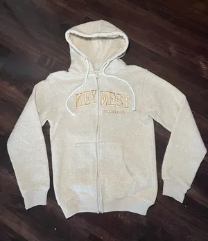 Key West Zip Up Hoodie Size Small Tan thumbnail 1