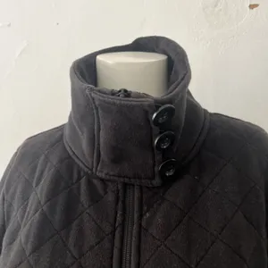 The North Face Caroluna Jacket Womens S Black Full Zip Fleece Lined Quilted Coat thumbnail 2