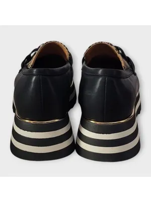 Good Choice Women's Geneva Animal Print Chain Slip On Platform Loafers Size 9 thumbnail 5