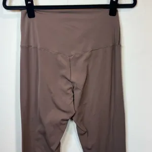 Offline by Aerie Real-Me High Rise 7/8 Leggings Brown Buttery Soft Neutral Large thumbnail 7