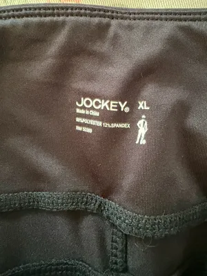 Jockey Womens Active Bike Shorts Black High Rise Athletic Pockets Size XL thumbnail 4