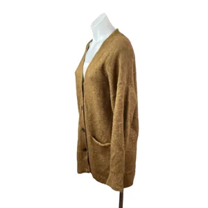 Aritzia Wilfred Free Ryley Wool V Neck Long Sleeve Button Cardigan Sweater Top S thumbnail 3