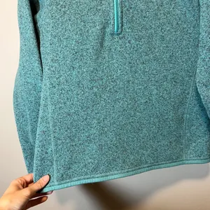 Patagonia Better Sweater 1/4 Zip Fleece Pullover Teal Heather Women's Small thumbnail 6