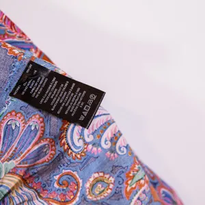 Anthropologie Maeve Somerset Mini Cotton Poplin Smocked Waist Pattern Dress M thumbnail 3