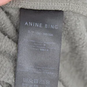 Anine Bing Karter Sweatpants Gray Women's S Cotton Fleece Relaxed Logo Slouchy thumbnail 7