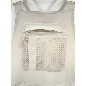 Outdoor Voices Cream RecTrek Hiking Overalls Zip Off Gorpcore Jumpsuit Size S thumbnail 4