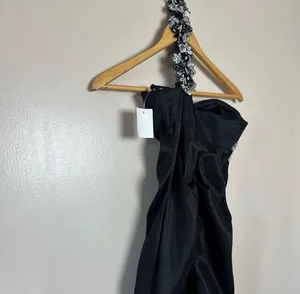 CLEARANCE! Black DJ-Jaz Formal Gown Y2K Size 4 NWT thumbnail 5