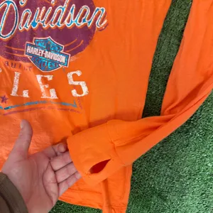 Harley-Davidson Women's Vibrant Orange Long Sleeve Tee thumbnail 9