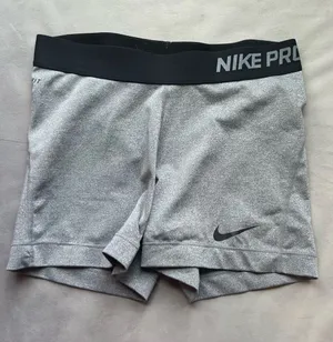 Nike Pro Women's Grey Performance Shorts thumbnail 1