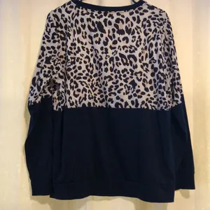 🔹4 for $30 C+D+M Navy and Leopard Lightweight Sweatshirt, size XL thumbnail 4