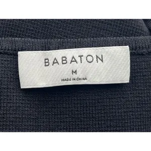 Aritzia Babaton Torsten Knit Top Black Minimalist Timeless Modern Women’s Medium thumbnail 5