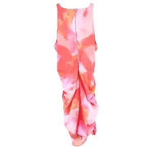 As Seen On Screen LUXE x MILLIE Ruched Mini Dress with Keyhole in Marble Print Size 12 EUC thumbnail 11