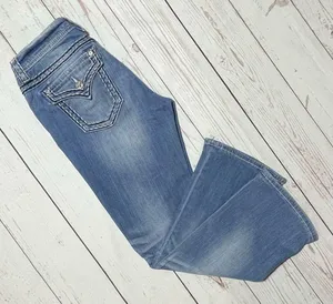Miss Me Loose Saddle Stitching Bootcut Jeans thumbnail 4