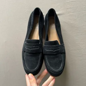 GIANNI BINI The Kare-Free Suede Penny Loafers thumbnail 4